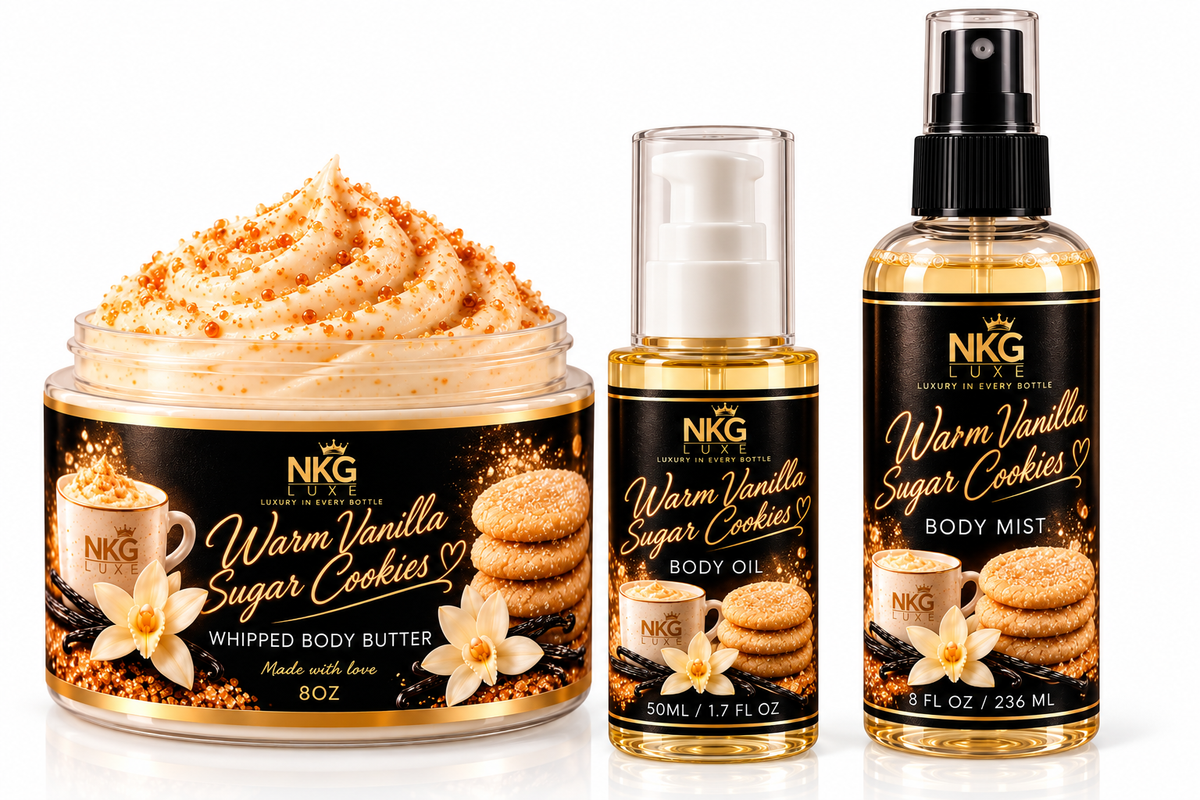 Warm vanilla sugar cookies bundle set