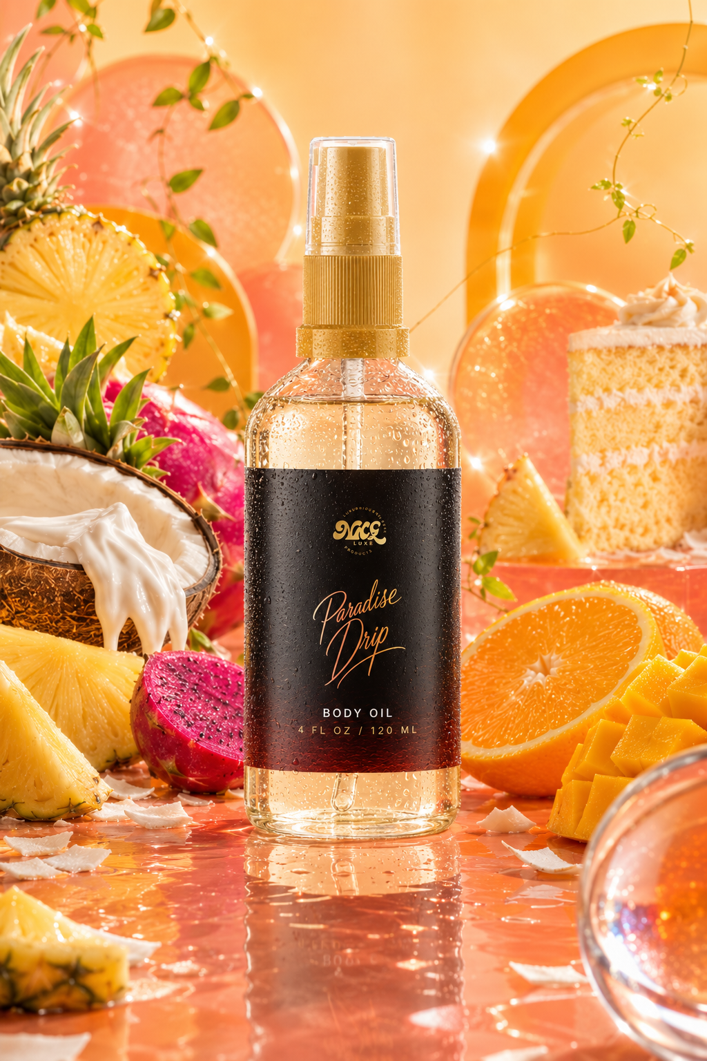 Paradise Drip body oil 4oz
