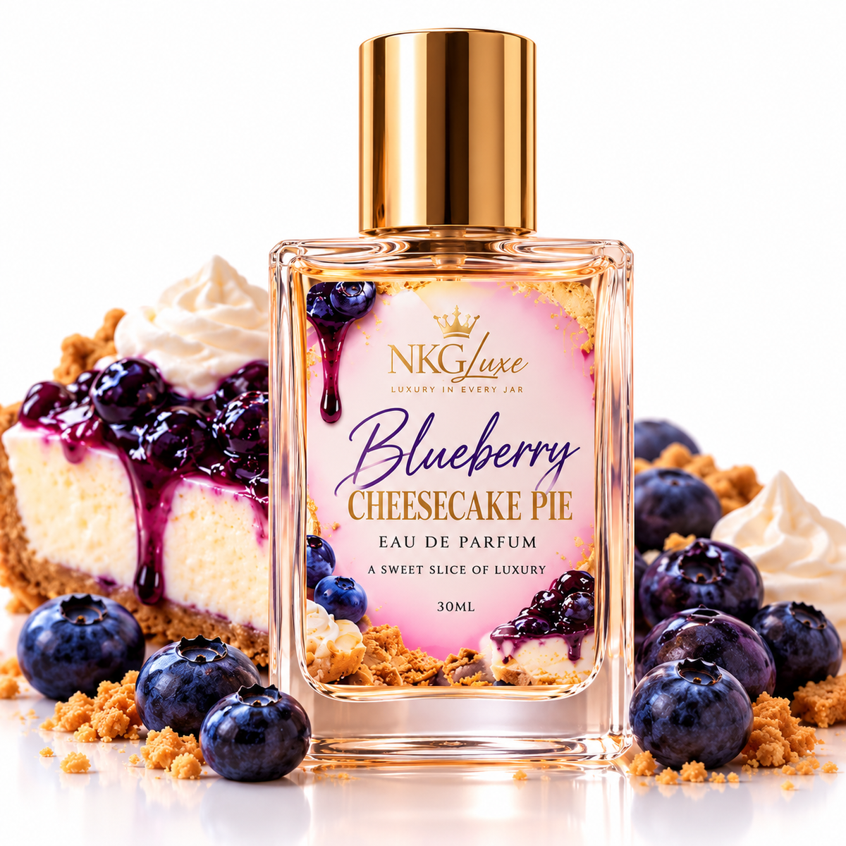 Blueberry cheesecake pie edp
