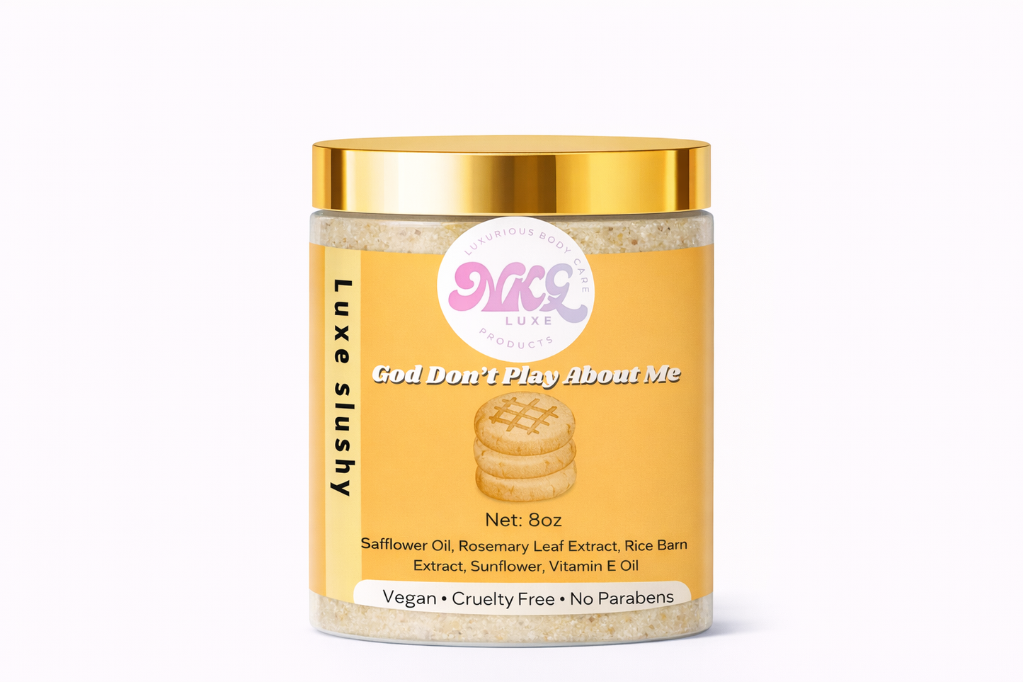 God Don’t Play About Me Body Scrub 8oz