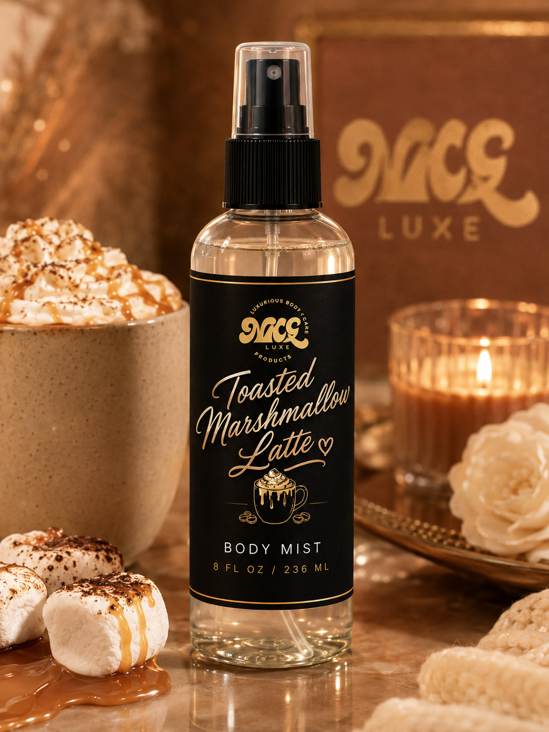 Toasted marshmallow body spray