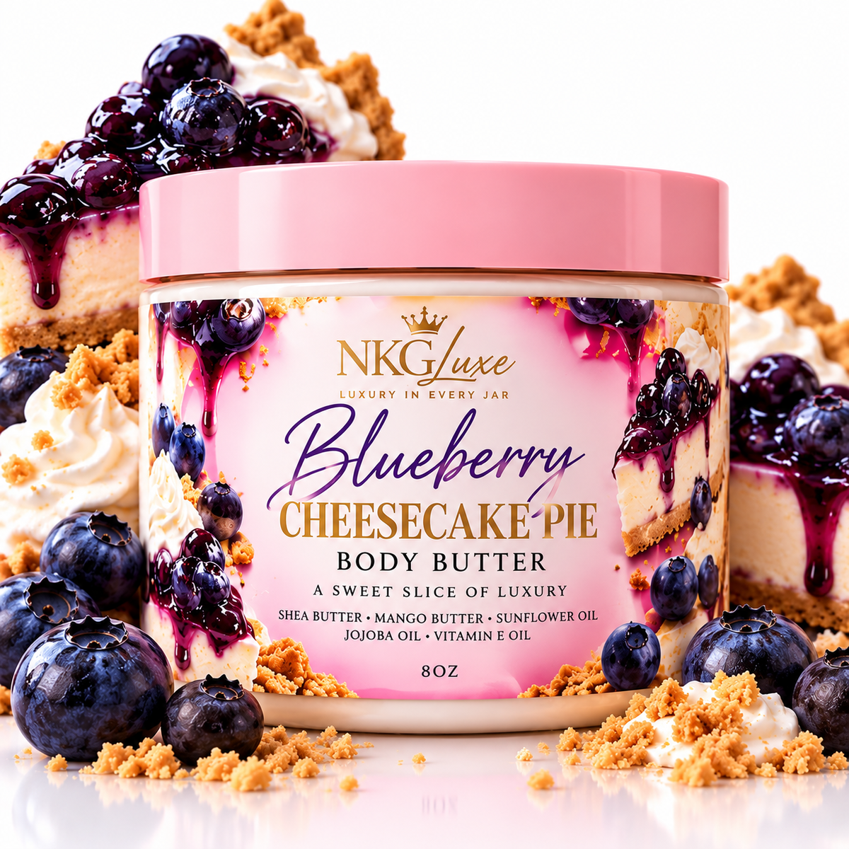 Blueberry cheesecake body butter 8oz