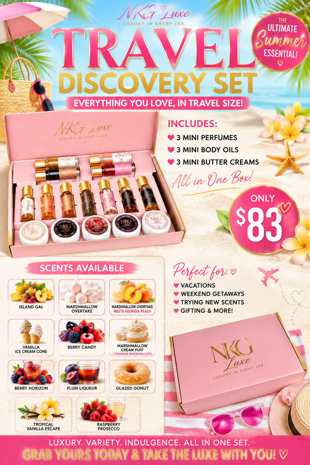 Discovery travel set