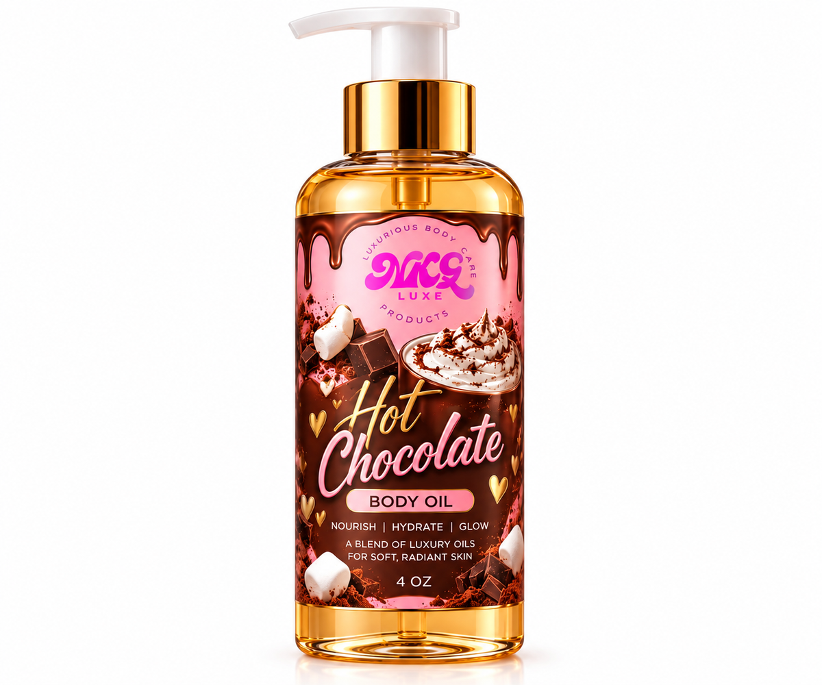 Hot chocolate body oil 4oz