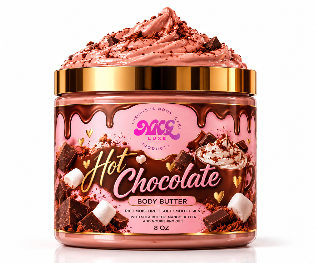 Hot Chocolate 8oz whipped body butter