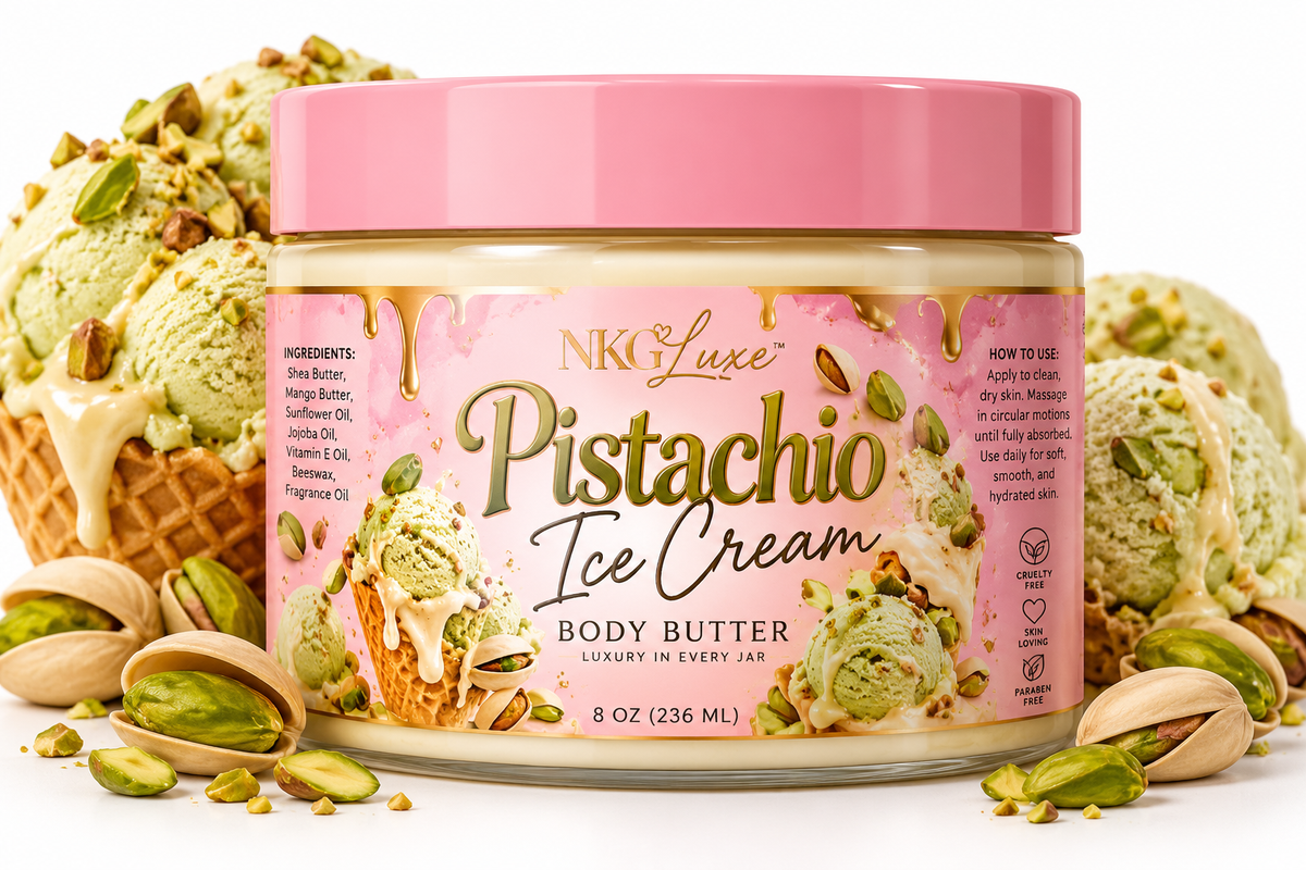 Pistachio ice cream body butter 8oz