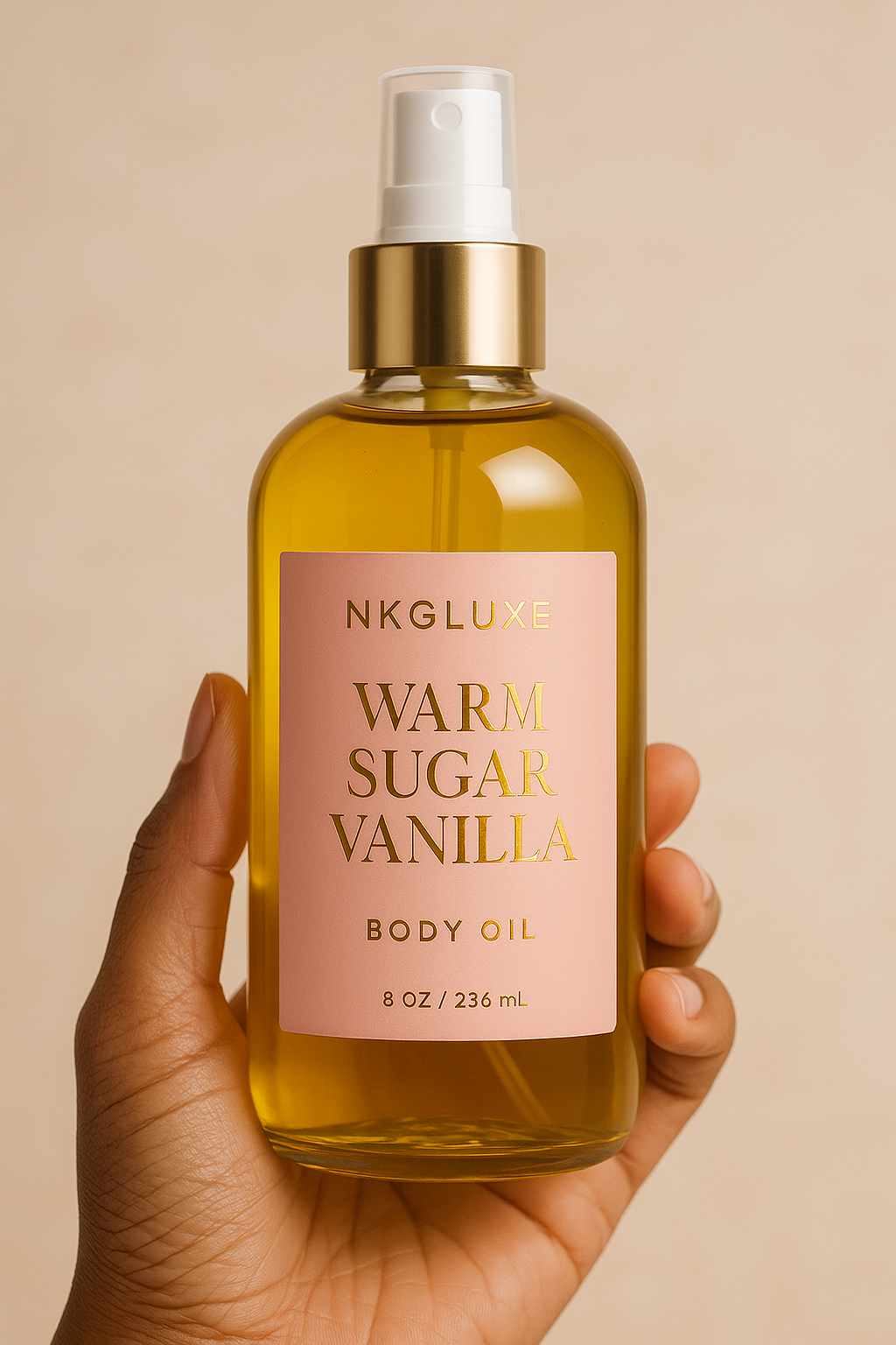 Warm sugar vanilla body oil