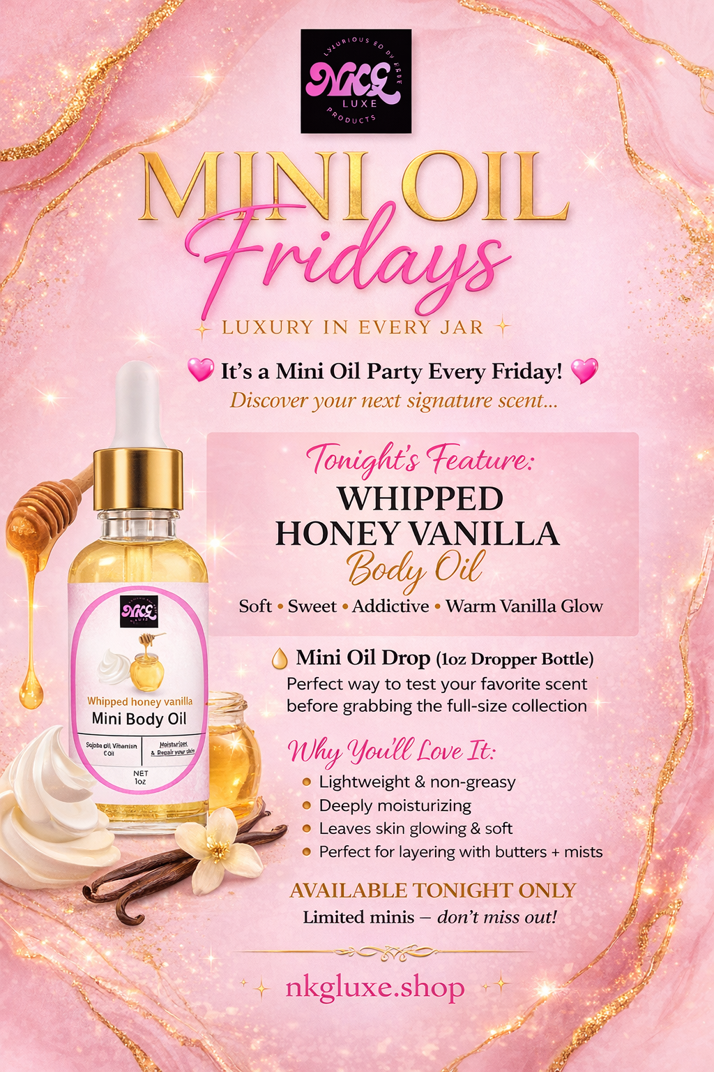Mini oil Fridays