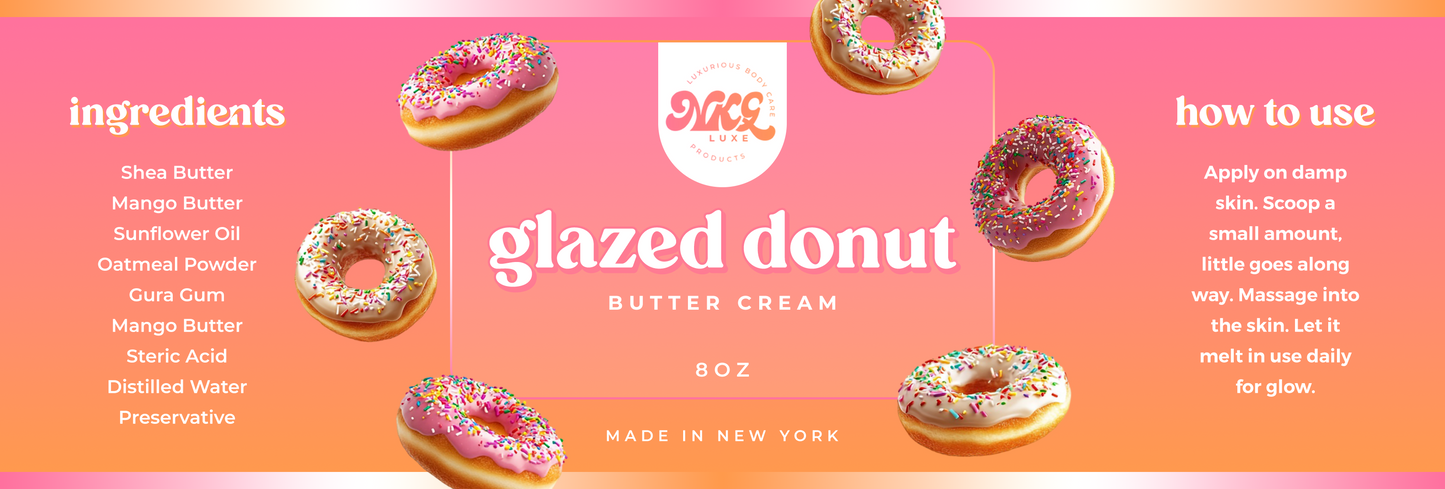 Glazed donut butter cream 8oz