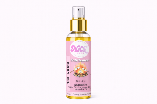 Entitlement Golden Body Oil 4oz
