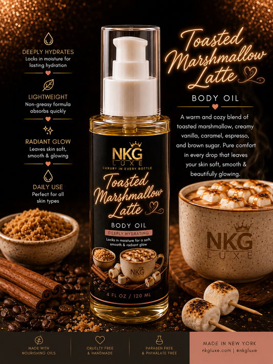 Toasted marshmallow body oil