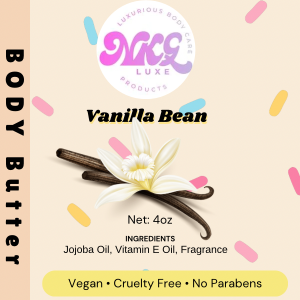 Vanilla Bean Body Butter 4oz