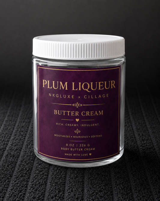 Plum Liqueur nkgluxe x cillage body butter cream 8oz