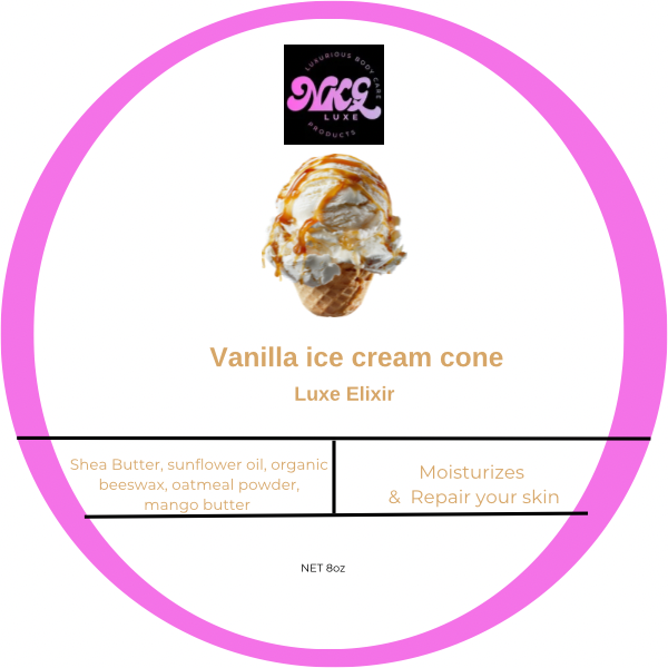 Vanilla Ice Cream Luxe Elixir hydrating ( balm)