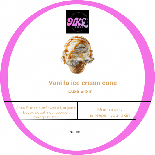 Vanilla Ice Cream Luxe Elixir hydrating ( balm)
