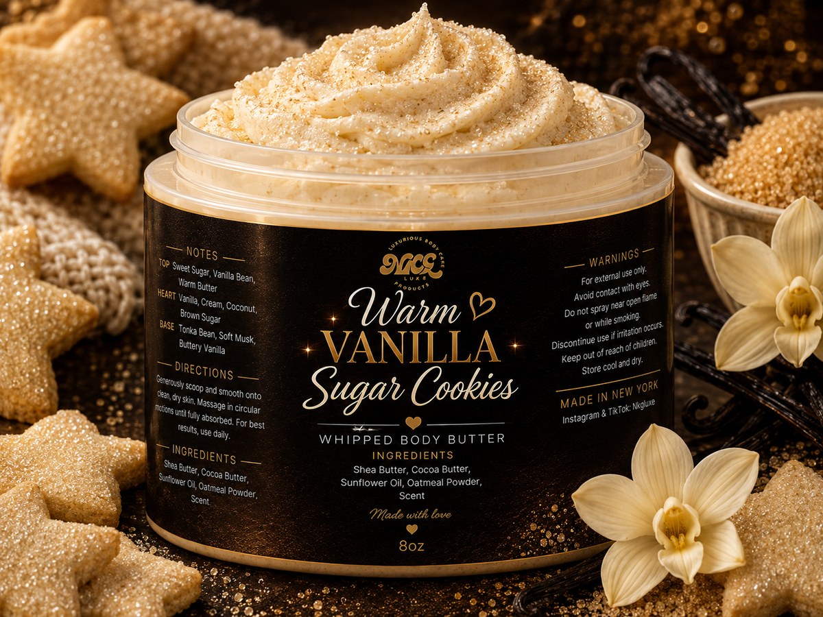 Warm vanilla sugar cookie