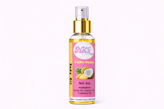 Fake News Golden Body Oil 4oz