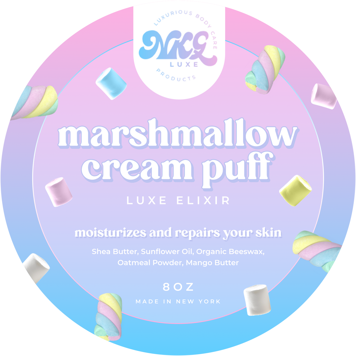 Marshmallow Cream Puff Luxe Elixir hydrating (balm)