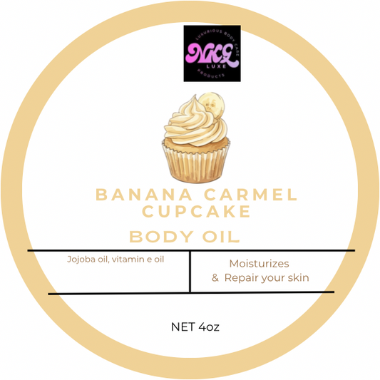 Banana Caramel Cupcake Body Oil