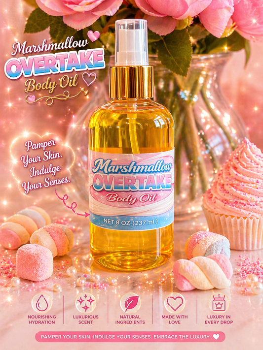 Marshmallow Overtake Body Oil 8oz