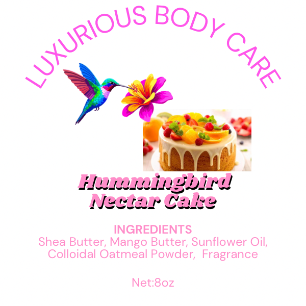 Hummingbird Nectar Cake Whipped Body Butter