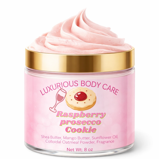 Raspberry Prosecco Cookie Whipped Body Butter