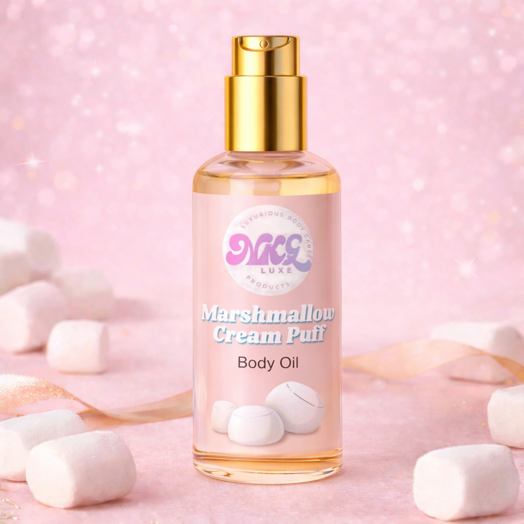 Infamous Marshmallow cream puff body oil 8oz