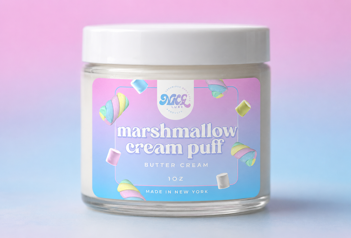 Marshmallow cream puff 1oz butter cream
