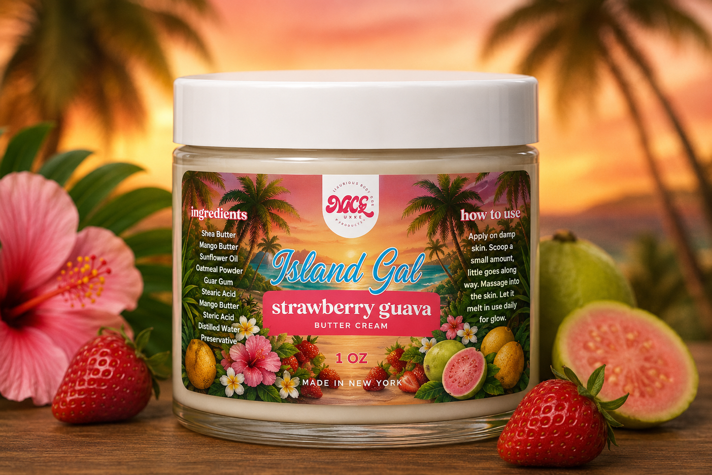 Island gal 1oz butter cream