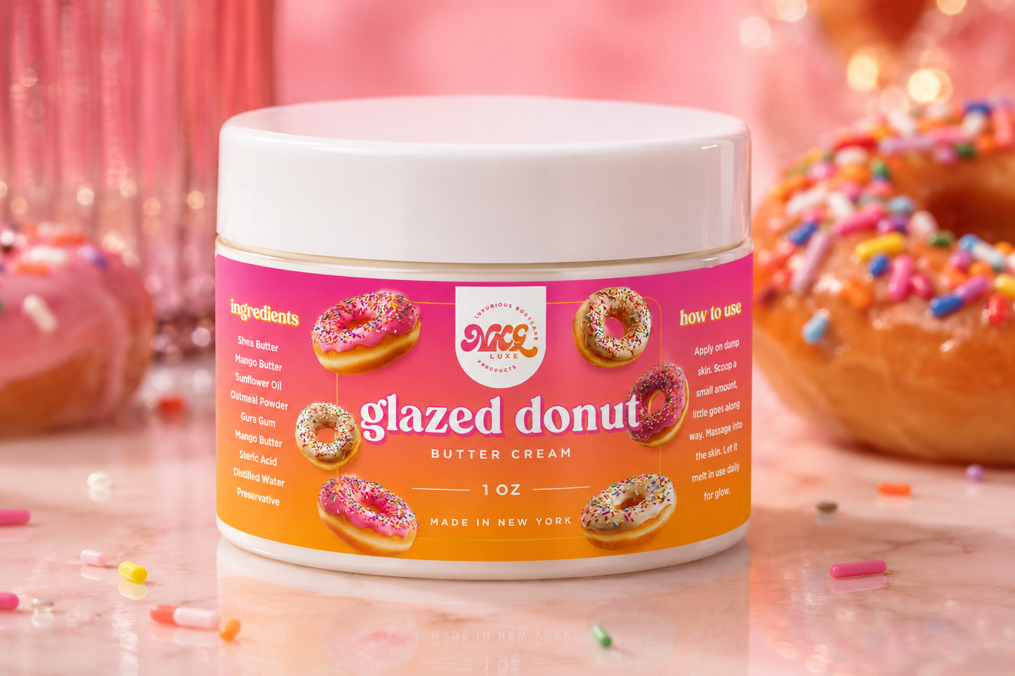 Glazed Donut 1oz butter cream