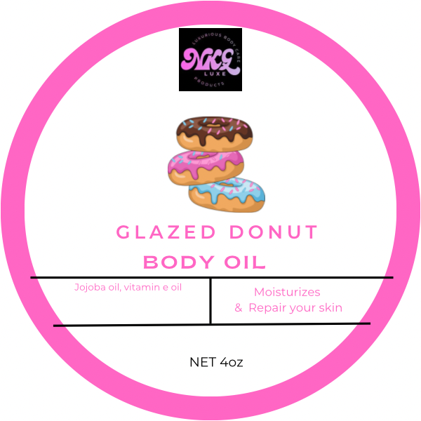 Glaze Donut Body Oil 4oz