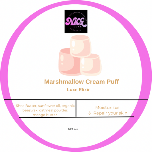 Marshmallow Cream Puff Luxe Elixir hydrating (balm)