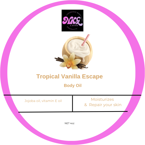 Tropical Vanilla Escape Body Oil