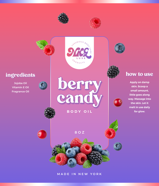 Berry Candy body oil
