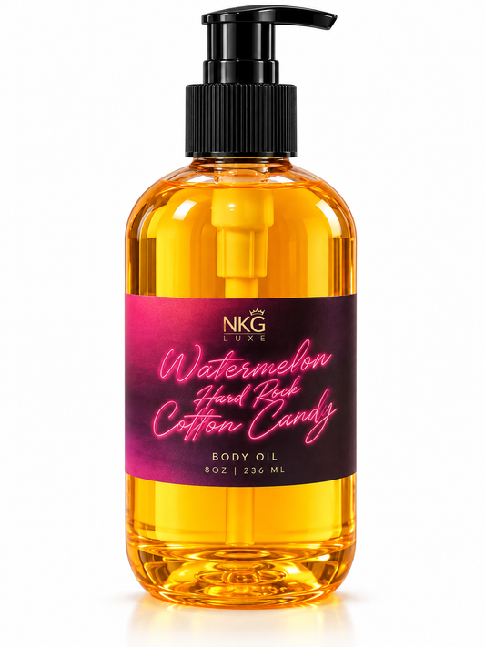 Watermelon Cotton Hard Rock Candy 8oz body oil